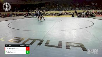 5A - 145 lbs Quarterfinal - Zariyah Masquas, TECUMSEH vs Amelia Earhart, LITTLE AXE