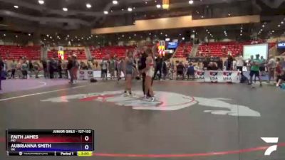 127-132 lbs Semifinal - Faith James, MO vs Aubrianna Smith, OK