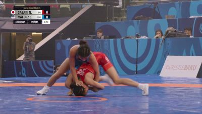 40 kg 1/2 Final - Natsumi Sasaki, Japan vs Sophia Valdez, United States