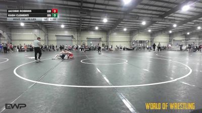 95 lbs Round Of 16 - Jacobie Robbins, Greater Heights Wrestling vs Kash Clementi, Gladiator Wrestling Academy