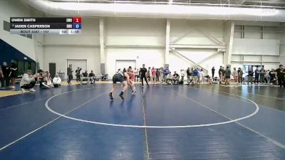 157 lbs Cons. Round 2 - Owen Smith, Charger Wrestling Club vs Jaden Casperson, Shootbox Wrestling Club