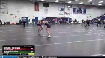 157 lbs Champ. Round 1 - Jackson Gonzales, Cornell College vs Zarik Anderson, Dubuque