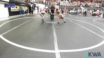 55 lbs Round Of 16 - Oaklee Stone, Piedmont vs Colt Ogden, Choctaw Ironman Youth Wrestling