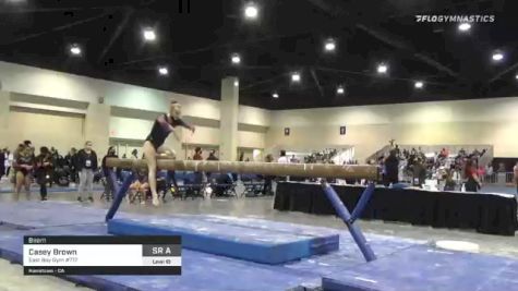Casey Brown - Beam, East Bay Gym #717 - 2021 USA Gymnastics Development Program National Championships