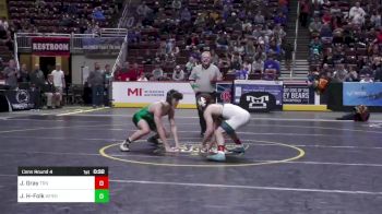 160 lbs Cons Round 4 - Jagger Gray, Trinity vs Justice Hockenberry-Folk, West Perry