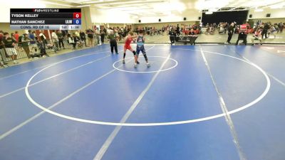 113 lbs Cons. Rd Of 16 - Tyson Kelley vs Nathan Sanchez, Lion Of Judah Wrestling Academy