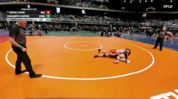 6A 152 lbs 3rd Place Match - Leona Layne, Rockwall vs Elizabeth Castro, Cypress Ridge