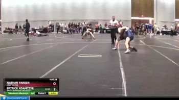 184 lbs Cons. Round 2 - Patrick Adamczyk, Ancilla Marian University vs Nathan Parker, Unattached
