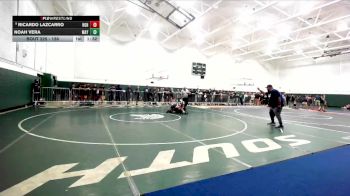 138 lbs Champ. Round 2 - Ricardo Lazcarro, Highland vs Noah Vera, Mayfair