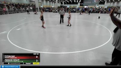 74 lbs Cons. Round 4 - Pierson Wolff, Powerhouse Wrestling Club vs Tyton Ray, Prodigy Wrestling