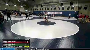 106 lbs Round 2 - Christina Osorio, Downey vs Jayden Corona, Central Valley