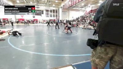 140 lbs Round 2 - Kaitlyn Castillo, Beaumont vs Bryleigh Delis, Threshold Wrestling Club