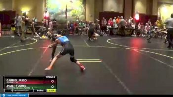 56 lbs Round 1 (6 Team) - Javier Flores, The Untouchables Purple vs Gabriel Jasso, Ares WC