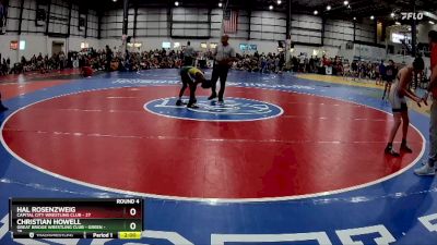 100 lbs Round 4 (6 Team) - Hal Rosenzweig, CAPITAL CITY WRESTLING CLUB vs Christian Howell, GREAT BRIDGE WRESTLING CLUB - GREEN