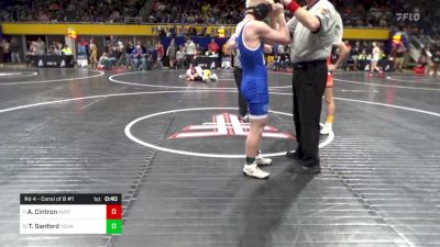 125 lbs Rd 4 - Consi Of 8 #1 - Antonio Cintron, North Pocono vs Tucker Sanford, Youngsville