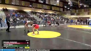 113 lbs 3rd Place Match - Travis Reidy, Temecula Valley High School Wrestling vs Michael Manzano, La Canada High School Wrestling