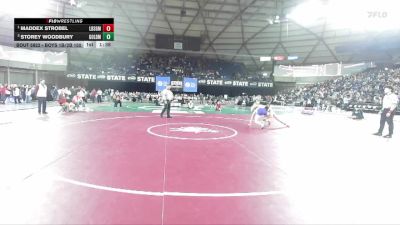 Boys 1B/2B 150 1st Place Match - Maddex Strobel, Liberty (Spangle) vs Storey Woodbury, Goldendale