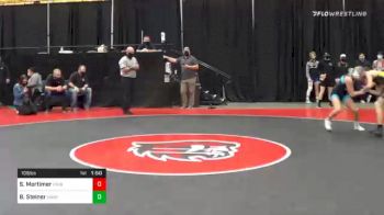 106 lbs Prelims - Sage Mortimer, Unattached 19 vs Braxton Steiner, Unattached 45