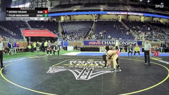 D1-215 lbs 5th Place Match - Artero Wilson, North Farmington HS vs Tyler Meeuwsen, East Kentwood HS