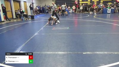 56 lbs Quarterfinal - Kayden Thompson, Tri-State Hammers vs Blink Thomas, Washington