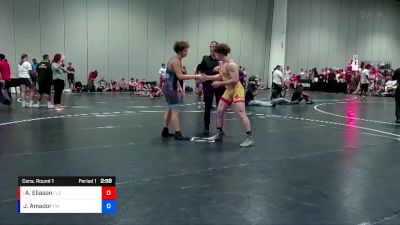 170 lbs Cons. Round 1 - Aden Eliason, Florida vs Jeremias Amador, Eagle Empire Wrestling