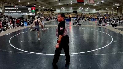 138 lbs Quarterfinals (8 Team) - JoJo Uhorchuk, Signal Mountain High School vs Grayson Hartman, Tullahoma High School