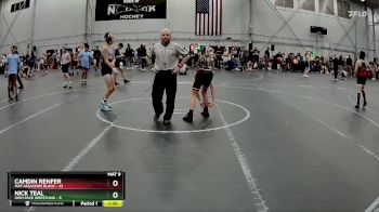 92 lbs Round 2 (4 Team) - Camdin Renfer, Mat Assassins Black vs NICK TEAL, High Pace Wrestling