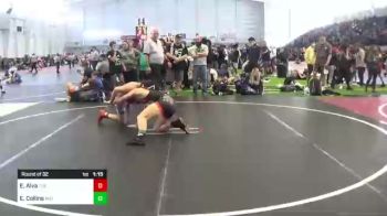 137 lbs Round Of 32 - Elijah Alva, The Club vs Emanuele Collins, Mat Demon WC