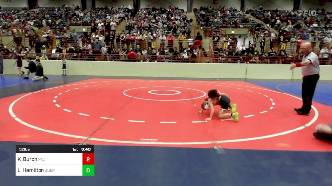 52 lbs Quarterfinal - Knox Burch, PTC Wrestling vs Lucas Hamilton ...