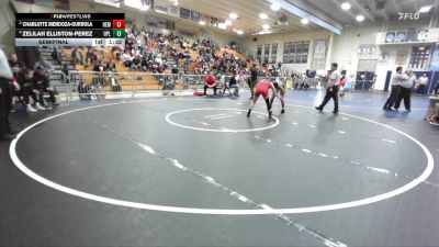 130 lbs Semifinal - Zelilah Elliston-Perez, Upland vs Charlotte Mendoza-Gurrola, Hemet