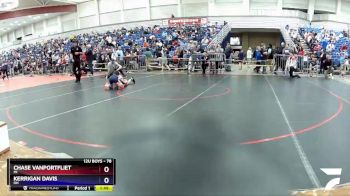 78 lbs Quarterfinal - Chase VanPortfliet, MI vs Kerrigan Davis, OH