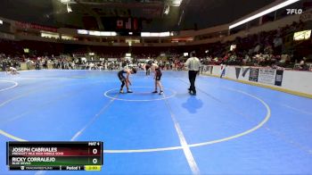 111 lbs Champ. Round 2 - Joseph Cabriales, Prescott Mile High Middle Scho vs Ricky Corralejo, Blue Devils