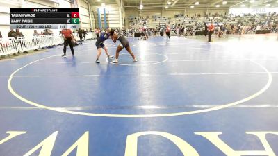165 lbs Consi Of 16 #2 - Taliah Wade, AL vs Zady Paige, ME
