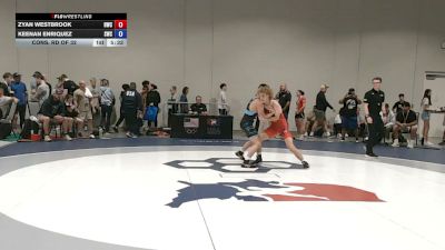 60 kg Cons. Rd Of 32 - Zyan Westbrook, Hawks Wrestling Club vs Keenan Enriquez, Silverback Wrestling Club