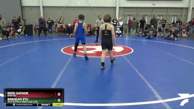 93 lbs Cons. Semi - Reed Gaynor, Nova WC vs Brendan Etu, Wild Buffalo Wrestling Club