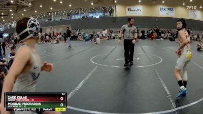 92 lbs Round 5 (6 Team) - Moorad Mooradian, New Kent WC vs Zakk Kulas, Junior Terps Xpress