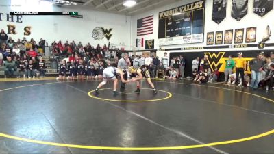 132 lbs Semifinal - Jon Gonzalez, West Marshall vs Cain Nielsen, North Butler-Clarksville