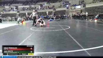 105 lbs Semis (4 Team) - Sam Deutz, Marshall/Lakeview/RTR vs Cole Froehlich, KMS