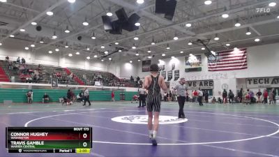 113 lbs Round 4 - Travis Gamble, Warren Central vs Connor Hughey, Washington