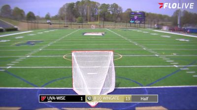 Replay: UVA Wise vs Wingate | Apr 1 @ 1 PM