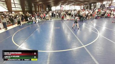 85 lbs Quarterfinal - Lincoln Holker, Westlake vs Khye Christensen, Bear River