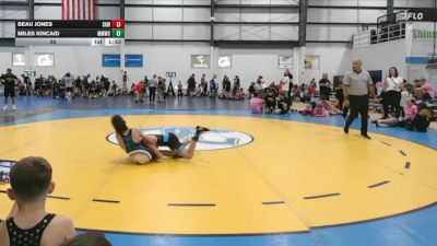 85 lbs Round 3 (6 Team) - Miles Kincaid, MIDLOTHIAN MINERS WRESTLING CLUB vs Beau Jones, SOUTH AUGUSTA WRESTLING