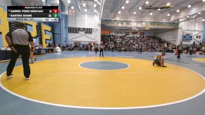 157 lbs Champ. Round 1 - Santino Sianni, Salesianum vs Gabriel Perez Mercado, Sussex Central H S