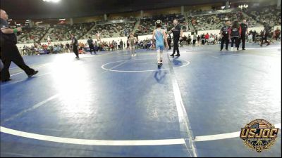 61 lbs Consi Of 8 #1 - Wyatt Goodson, Powerhouse Gold vs Bentlee Egleston, Claremore Wrestling Club