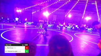 61 lbs Consi Of 16 #2 - Liam Martinez, Ridge WC vs Westyn Wasserburger, Midwest Destroyers