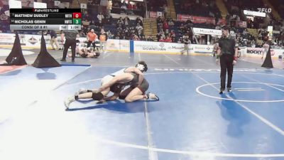 150 lbs Consi Of 8 #1 - Matthew Dudley, Northbridge vs Nicholas Genin, Newton South