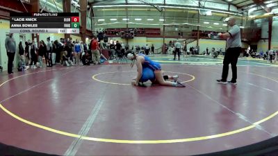 130 lbs Cons. Round 4 - Lacie Knick, Olentangy Orange vs Anna Bowles, Francis Howell High School