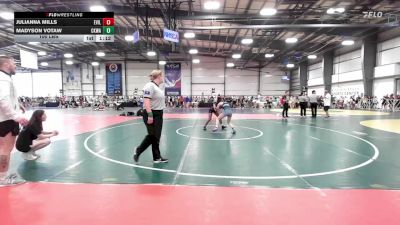 100 lbs Rr Rnd 1 - Julianna Mills, Evil Empire Blue vs Madyson Votaw, CKWA