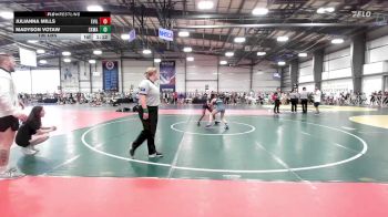 100 lbs Rr Rnd 1 - Julianna Mills, Evil Empire Blue vs Madyson Votaw, CKWA