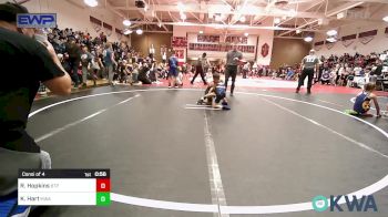 40 lbs Consi Of 4 - Raider Hopkins, Tulsa Blue T Panthers vs Khalil Hart, Morris Wrestling Association